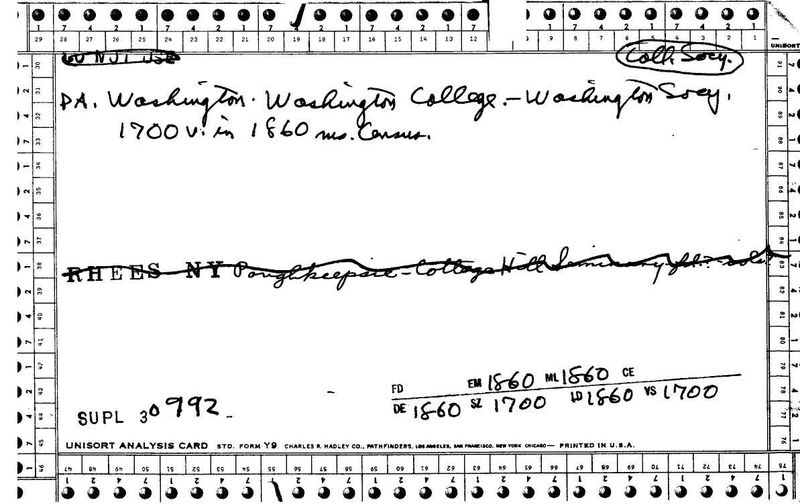 Washington College - Washington Society