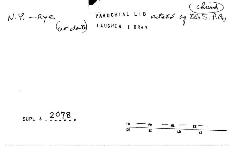 Parochial Library