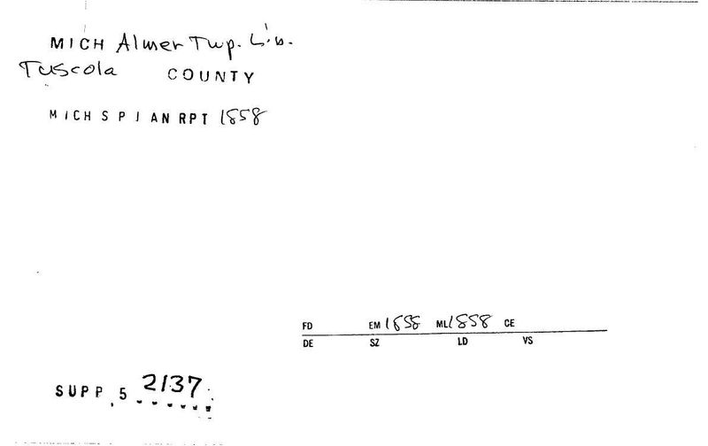 Almer Township Library