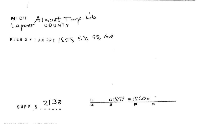 Almont Township Library