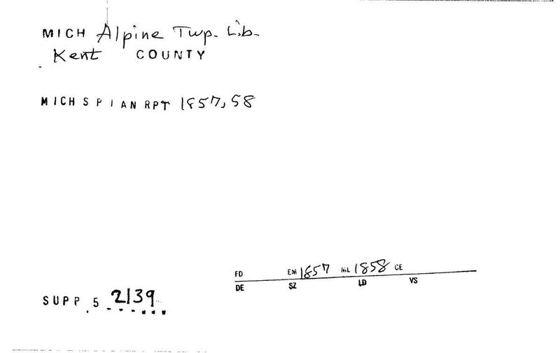 Alpine Township Library