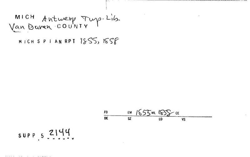 Antwerp Township Library