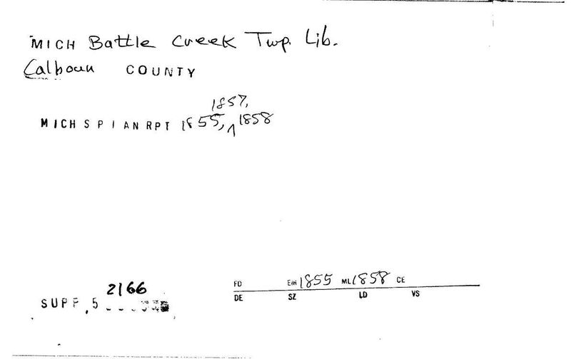 Battle Creek Township Library