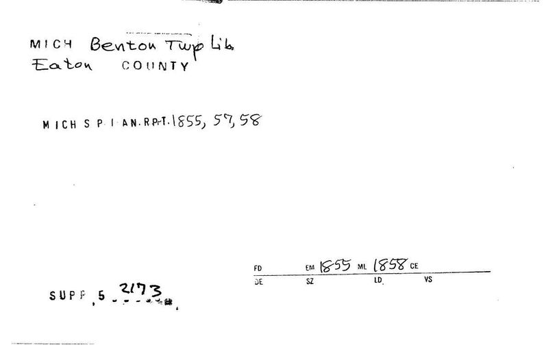 Benton Township Library