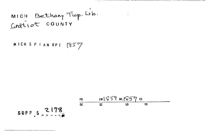 Bethany Township Library