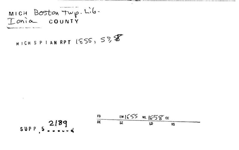 Boston Township Library