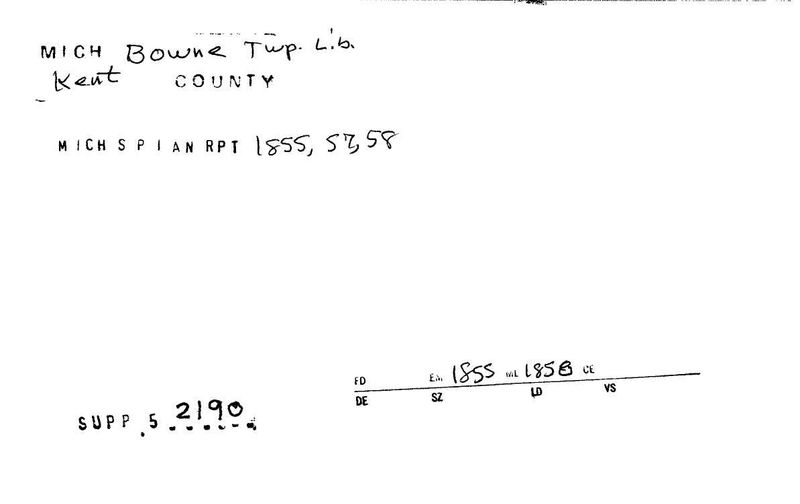 Bowne Township Library