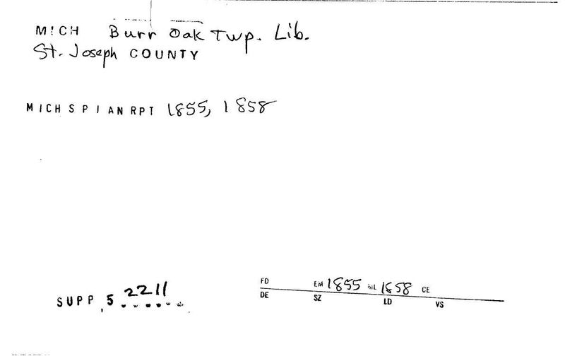 Burr Township Library