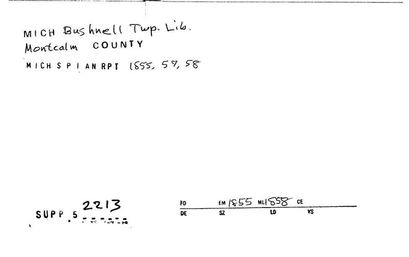 Bushnell Township Library
