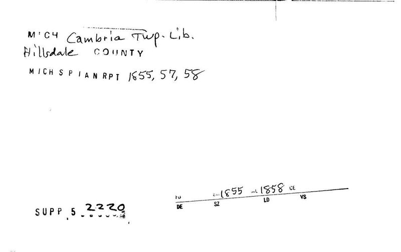 Cambria Township Library