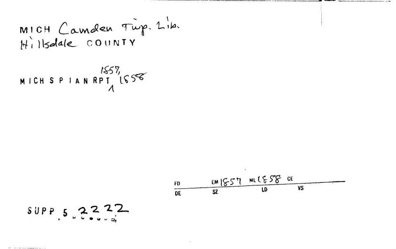 Camden Township Library