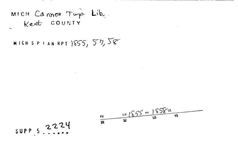 Cannon Township Library