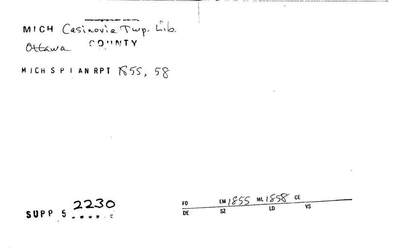 Casinovia Township Library