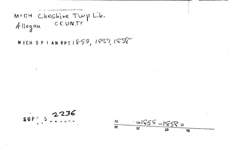 Cheshire Township Library