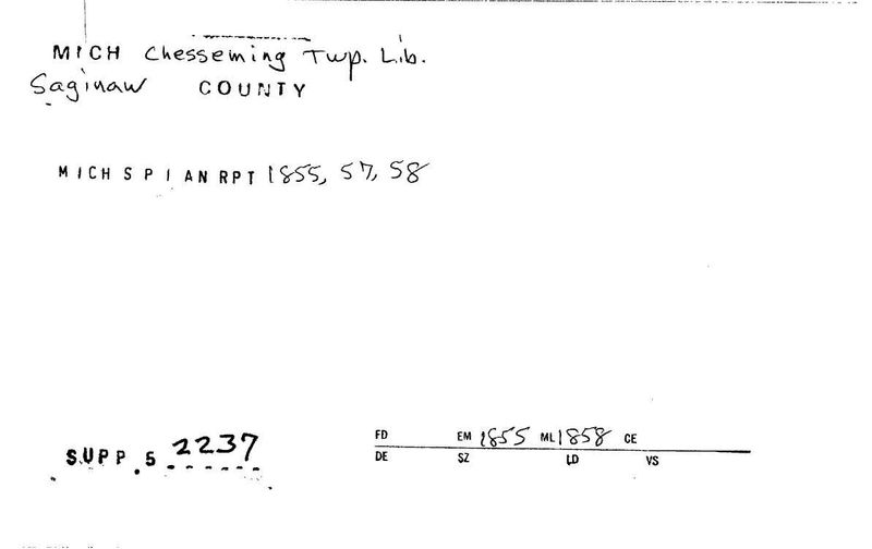 Chesseming Township Library