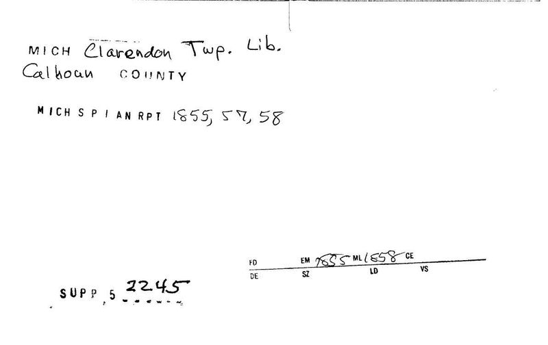 Clarendon Township Library