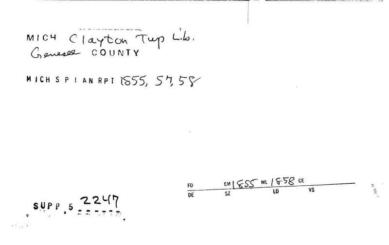 Clayton Township Library