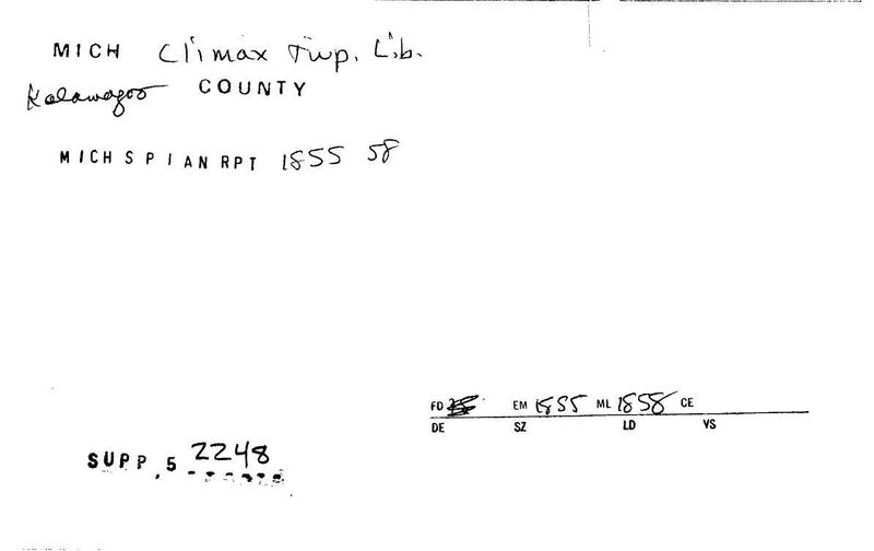 Climax Township Library