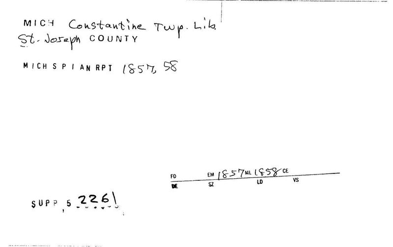Constantine Township Library