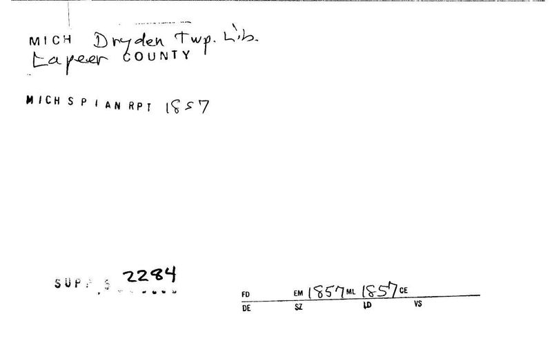 Dryden Township Library