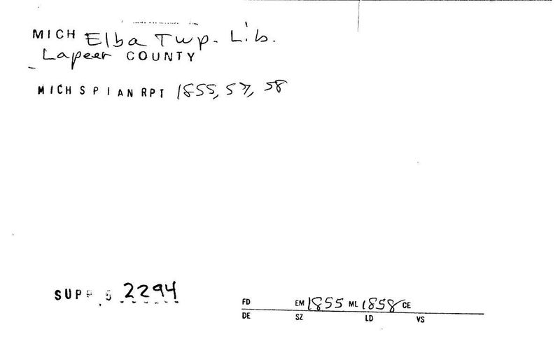 Elba Township Library