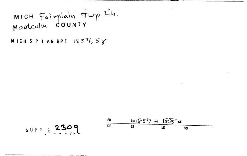Fairplan Township Library