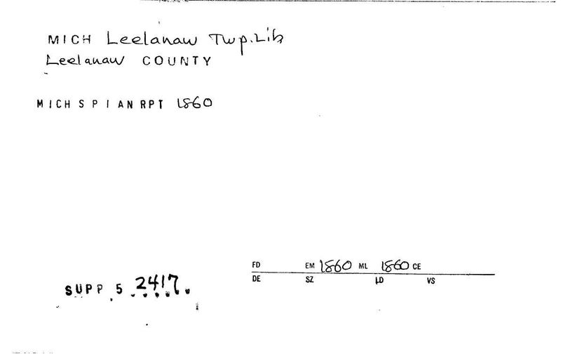 Leelanaw Township Library