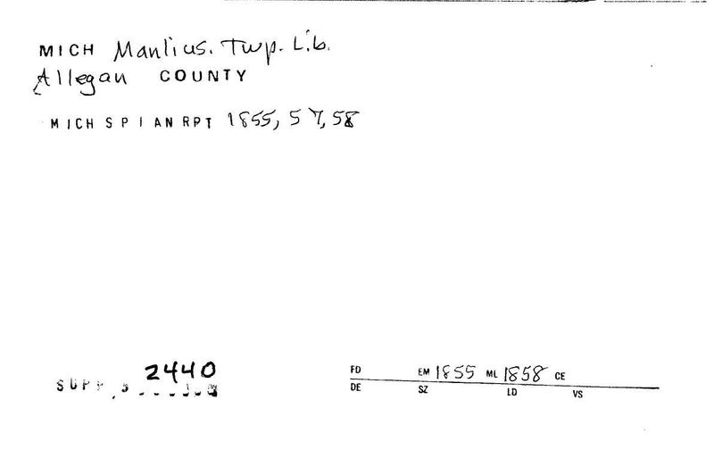 Manlius Township Library