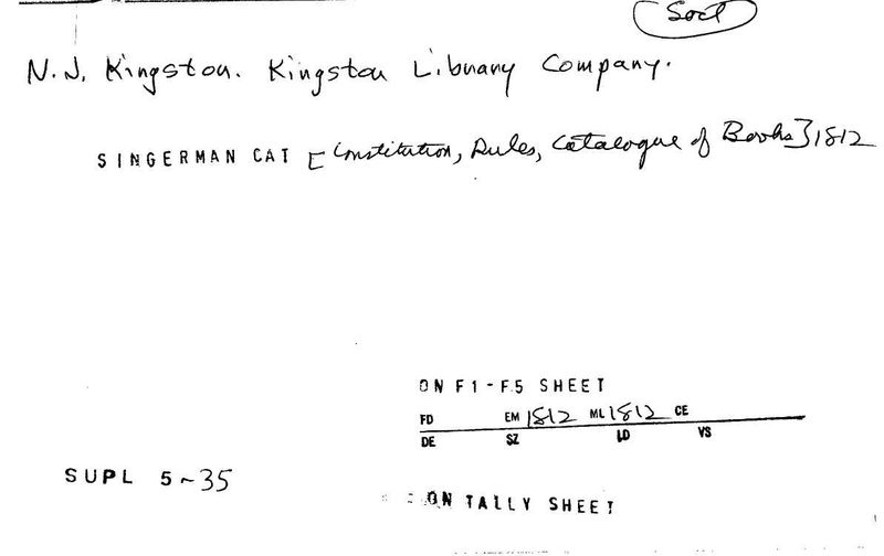 Kingston Library Company