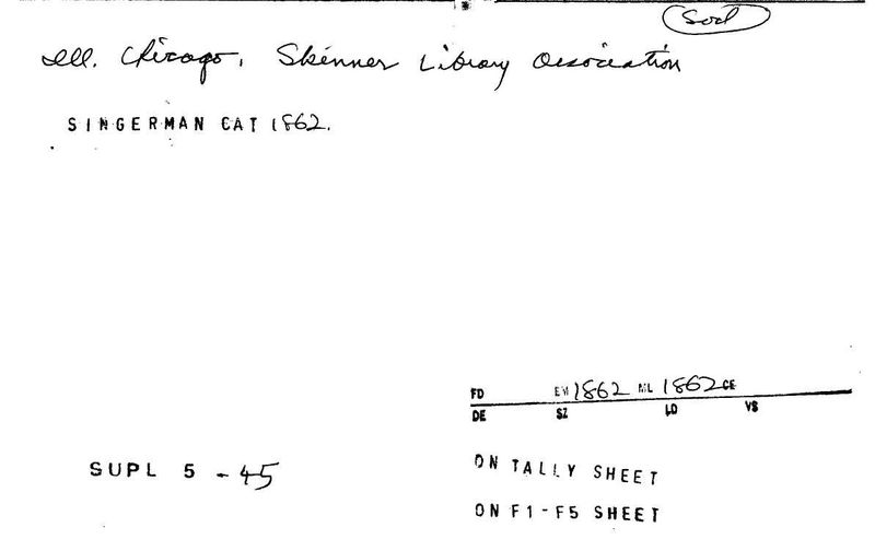 Skinner Library Association