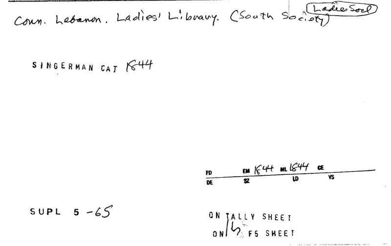 Ladies' Library