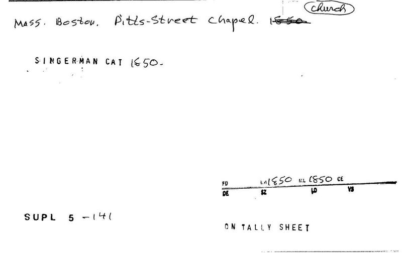 Pitts Street Chapel