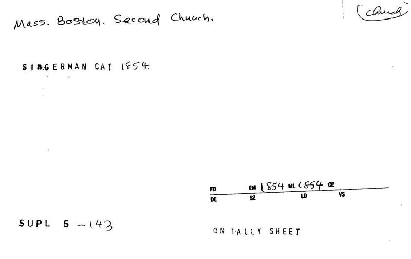 Second Church