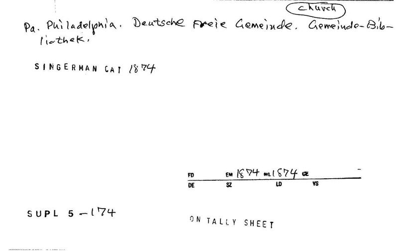 Deutsche Freie Gemeinde Library