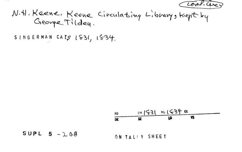 Keene Circulating Library