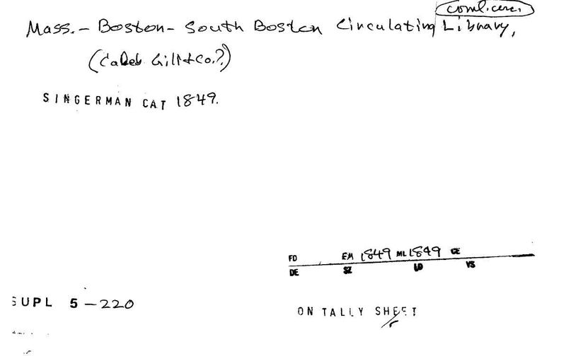 South Boston Circulating Library