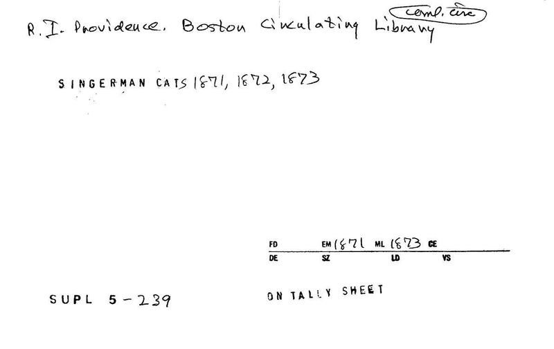 Boston Circulating Library