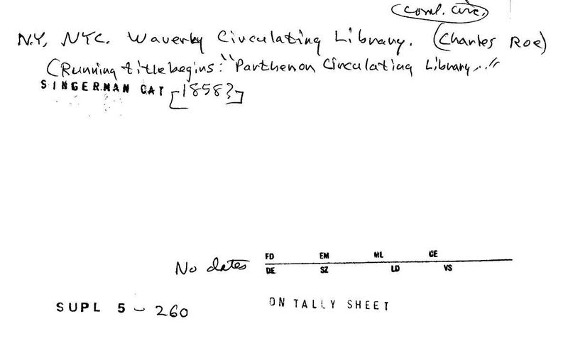 Waverley Circulating Library