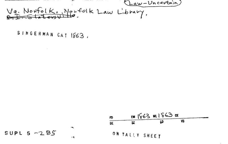 Norfolk Law Library