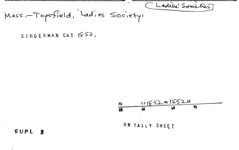 Ladies Society